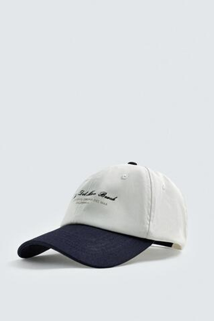 ZARA КЕПКА С КОМБИНИРОВАННОЙ ВЫШИВКОЙ, ЭКРЮ