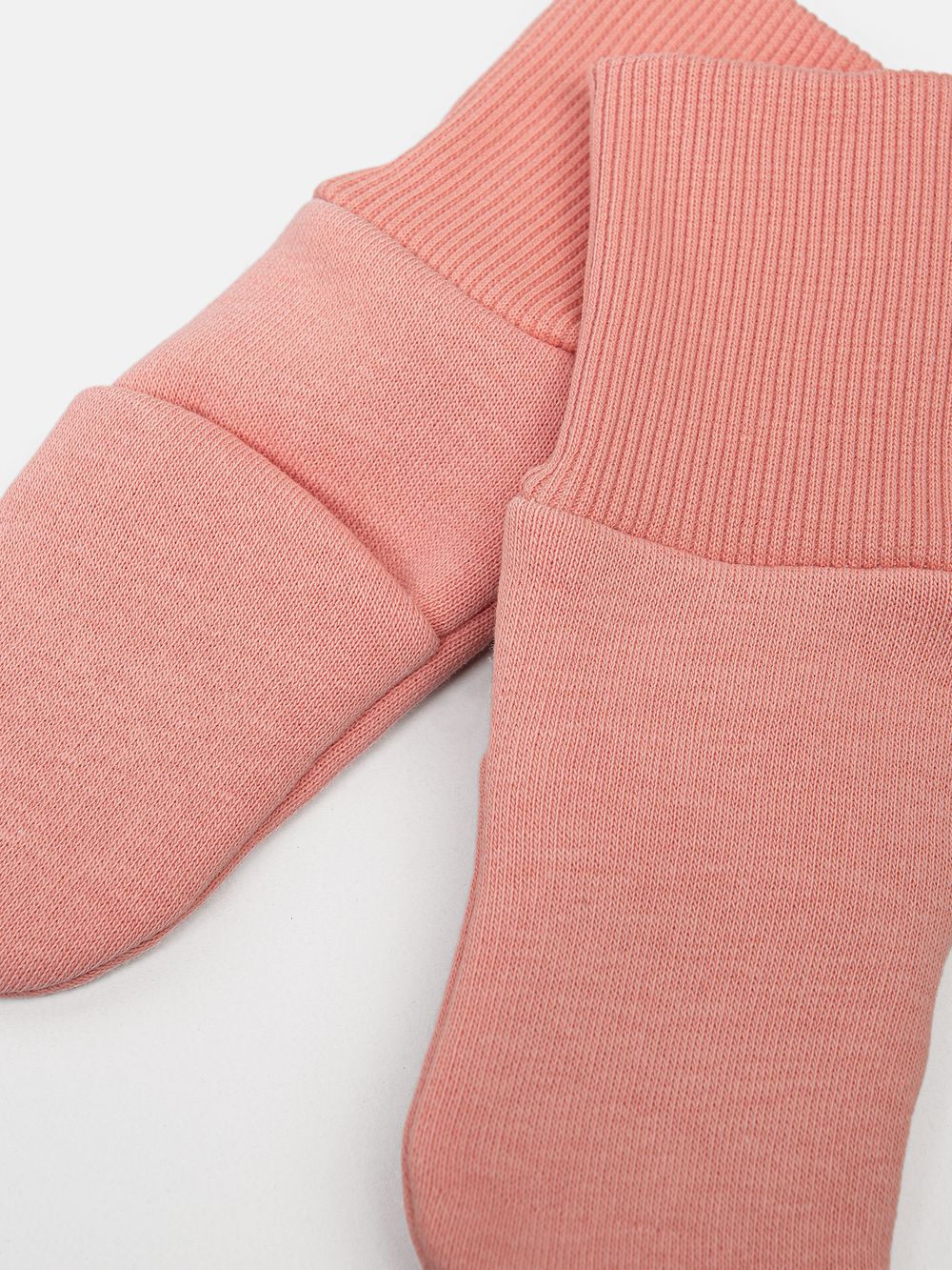 Носочки из футера "Персик" 0+