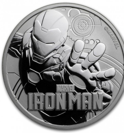 1 доллар Marvel железный человек