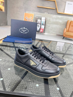 Кожаные мужские кроссовки Prada Downtown