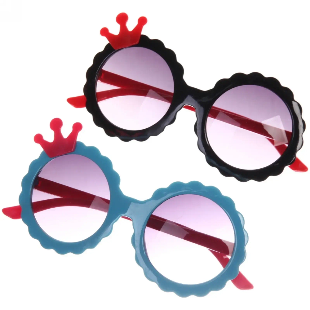 Очки солнцезащитные детские «Sunshine», корона, микс цветов