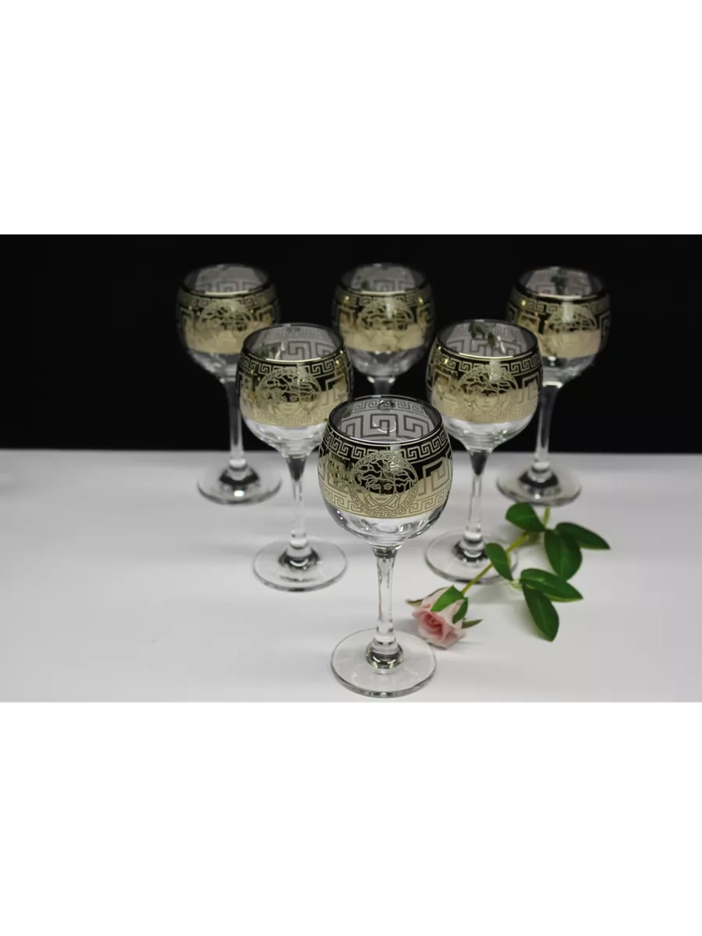 Фужеры для вина 6 штук Версаче