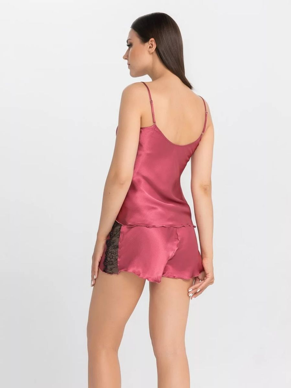 Пижамный комплект из искусственного шелка