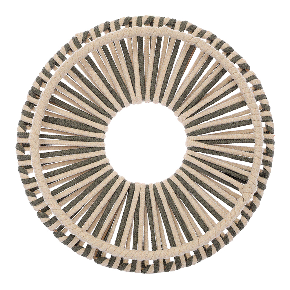 Корзина плетеная dholak grey из коллекции ethnic, размер l