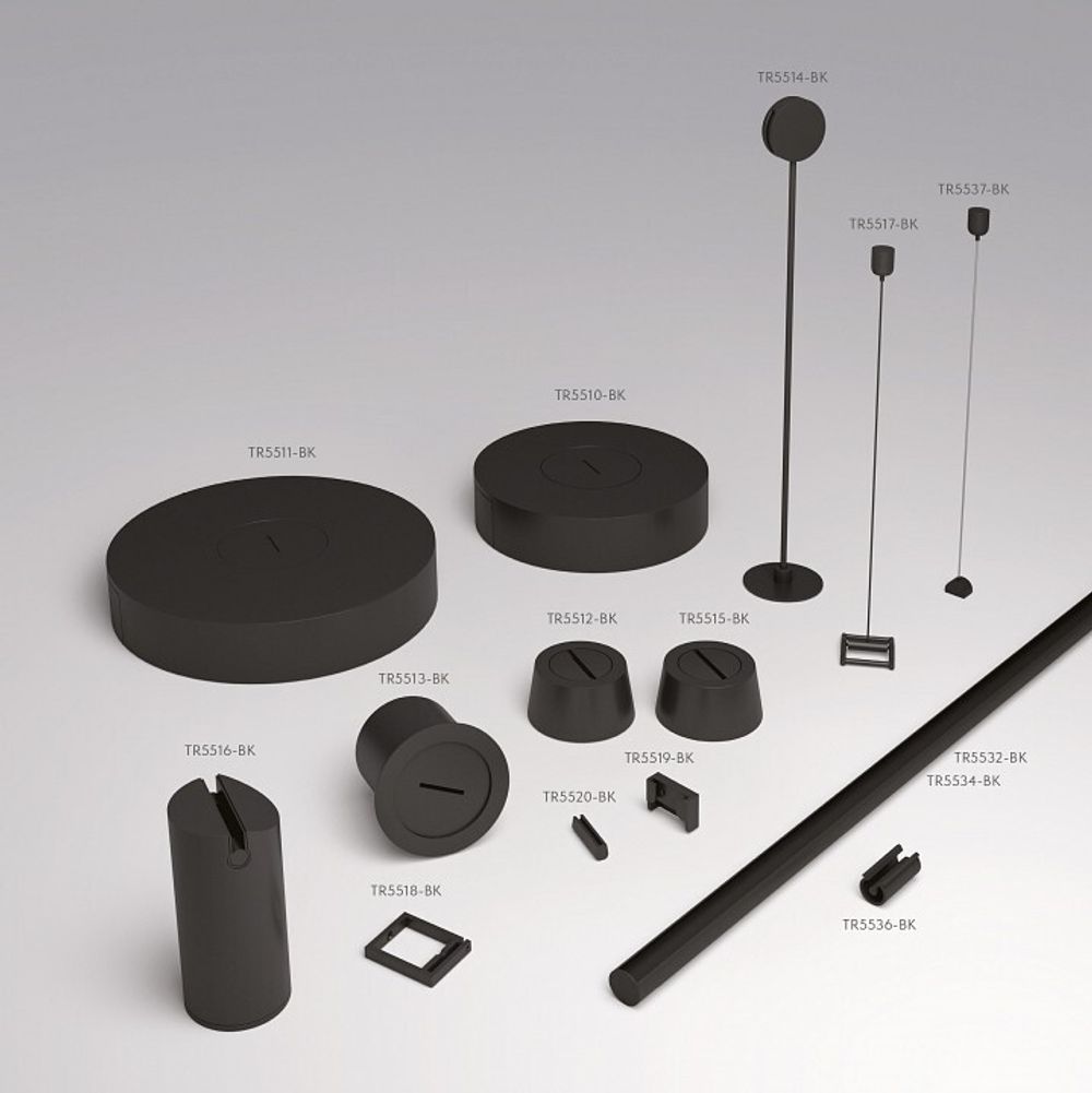 Заглушка для трека-ремня Denkirs BELTY BASE TR5516-BK