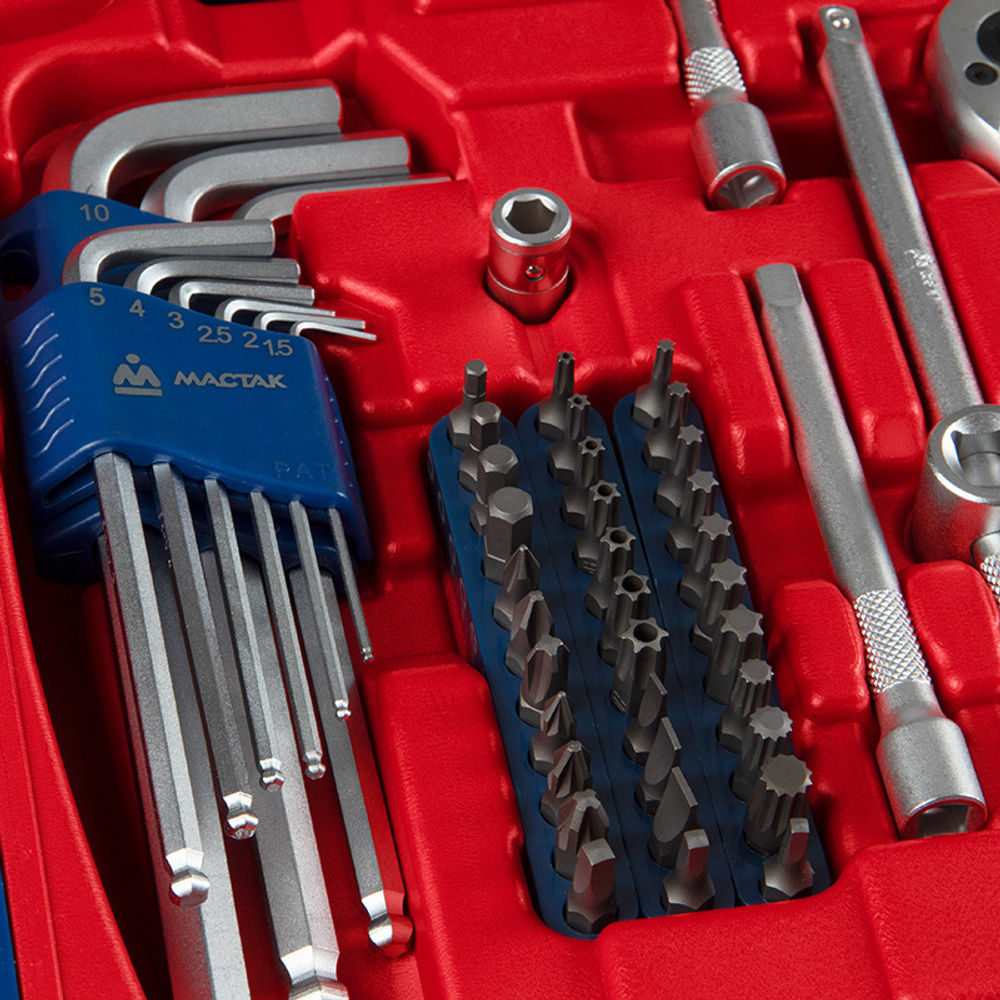 МАСТАК (01-137C) Набор инструментов универсальный, 137 предметов