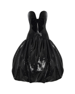 Платье миди корсетного типа из пайеток