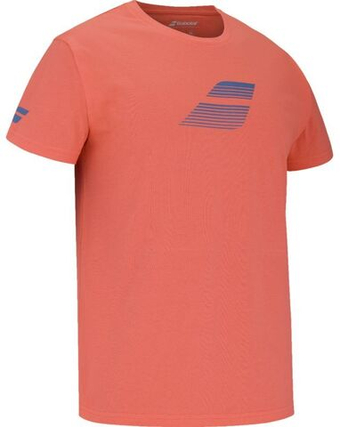 Мужская теннисная футболка Babolat Exercise Big Flag - Оранжевый