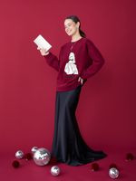 ЮБКА МАКСИ САТИНОВАЯ BLACK