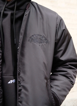 Куртка-Бомбер Питерский Щит Фрактура Чёрный / Черный