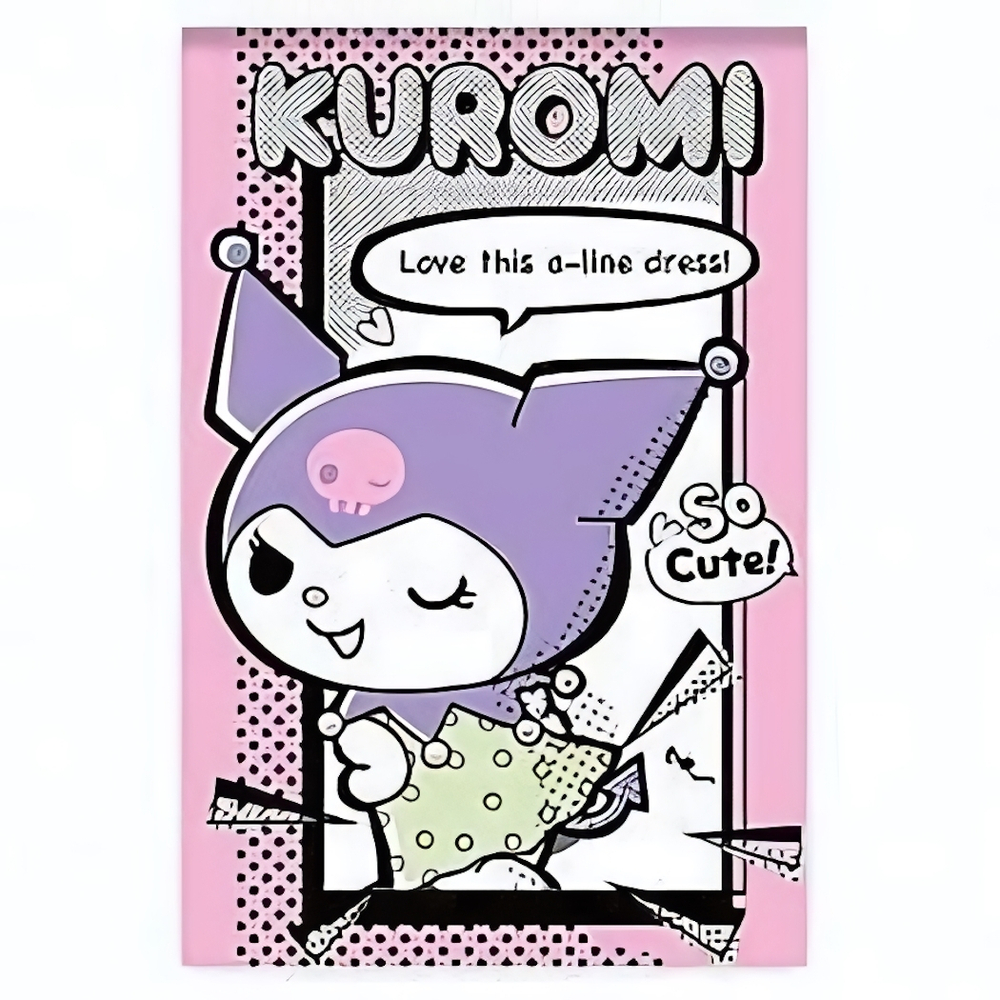 Блокнот А7 40л. клетка "Куроми" на скрепке, блок-офсет 77281 (Центрум)