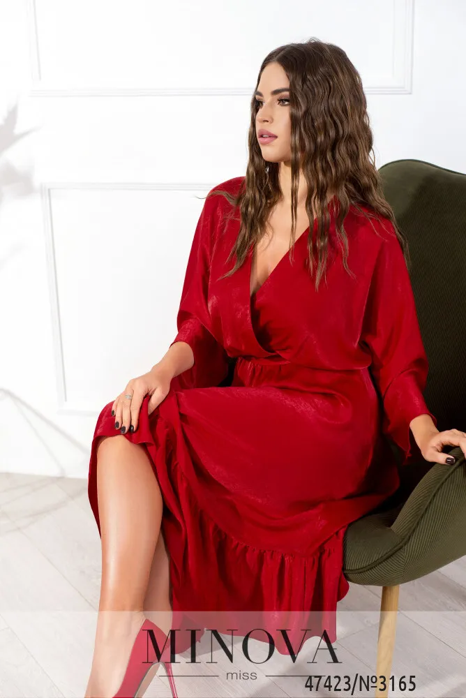 Платье 3165-красный Minova