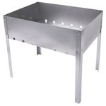 Мангал сборный стальной, размер 350х240x350 мм, в пленке, 701723