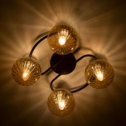 Citilux Эрни CL122145 Люстра потолочная Чёрная