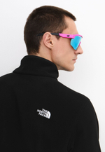 Спортивные очки с диоптриями GOG Argo / Matt Neon Pink-Black / White-Blue Lens