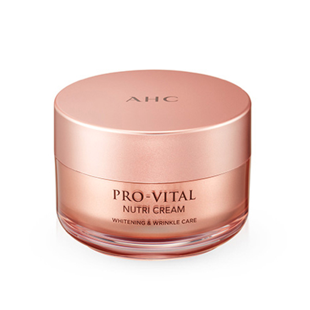 AHC Pro-Vital Nutri Cream whitening & wrinkle care – Антивозрастной питательный крем для лица с протеинами шёлка