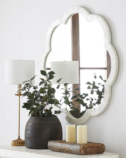 Настольная лампа “Грант” с белым абажуром