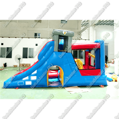 Коммерческий надувной батут "Домик приключений"