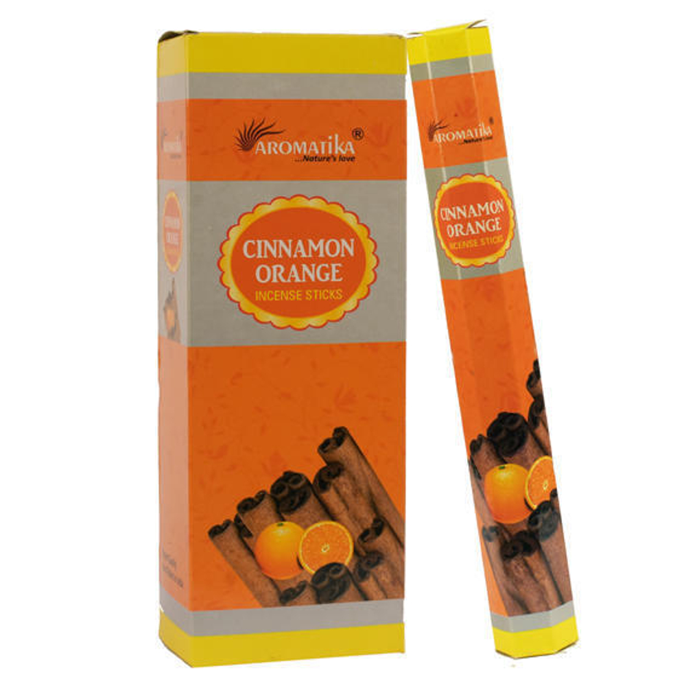 Aromatika Cinnamon Orange шестигранник Благовоние Корица-Апельсин