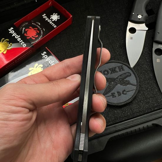 Складной нож Spyderco Native Chief C244GP c клинком из стали CPM-S30V, рукоять G10