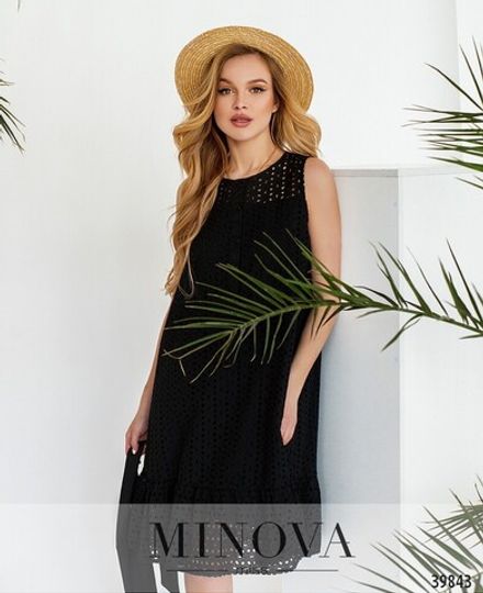 Платье 3146-черный Minova Фото 2