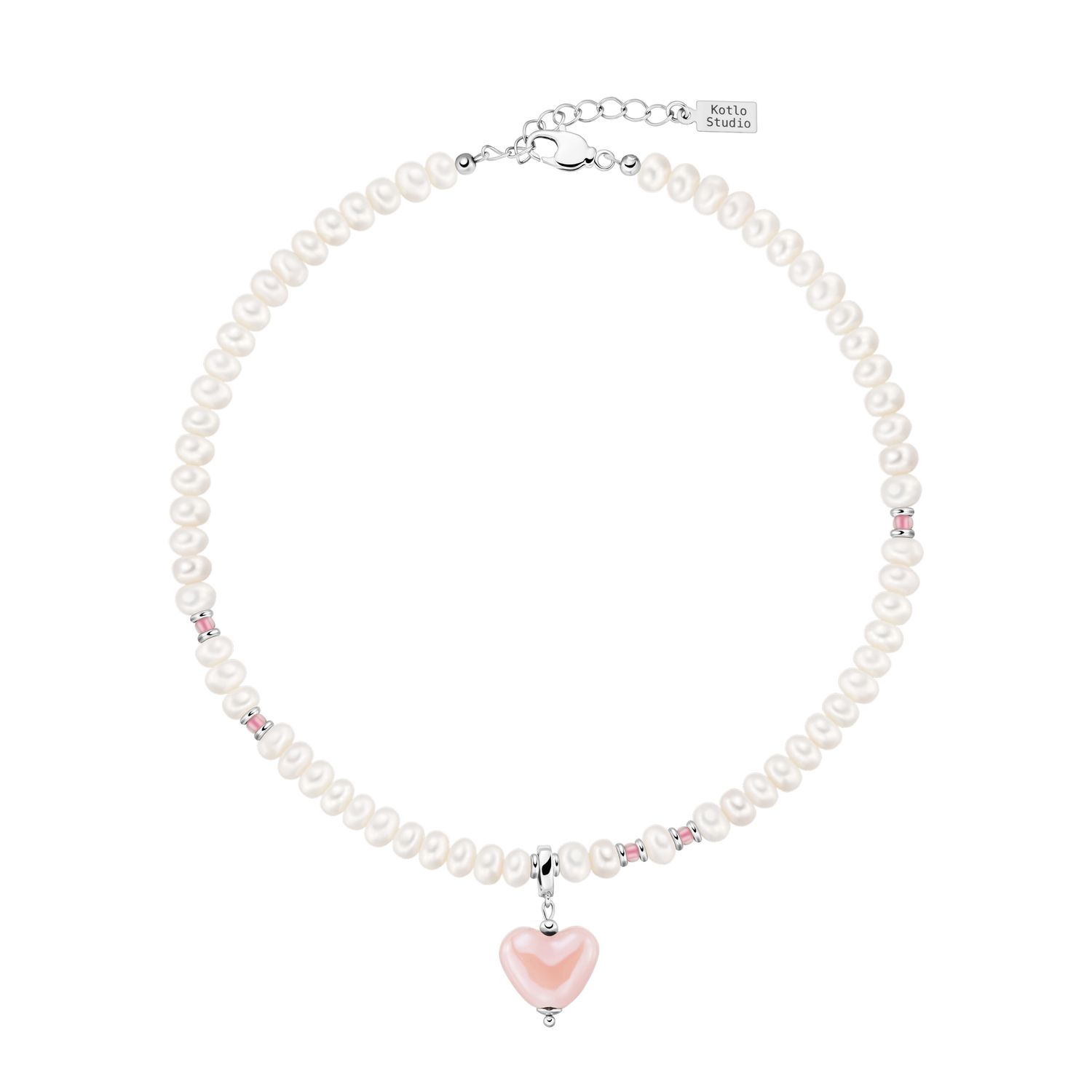 Чокер Little Heart Pink Choker