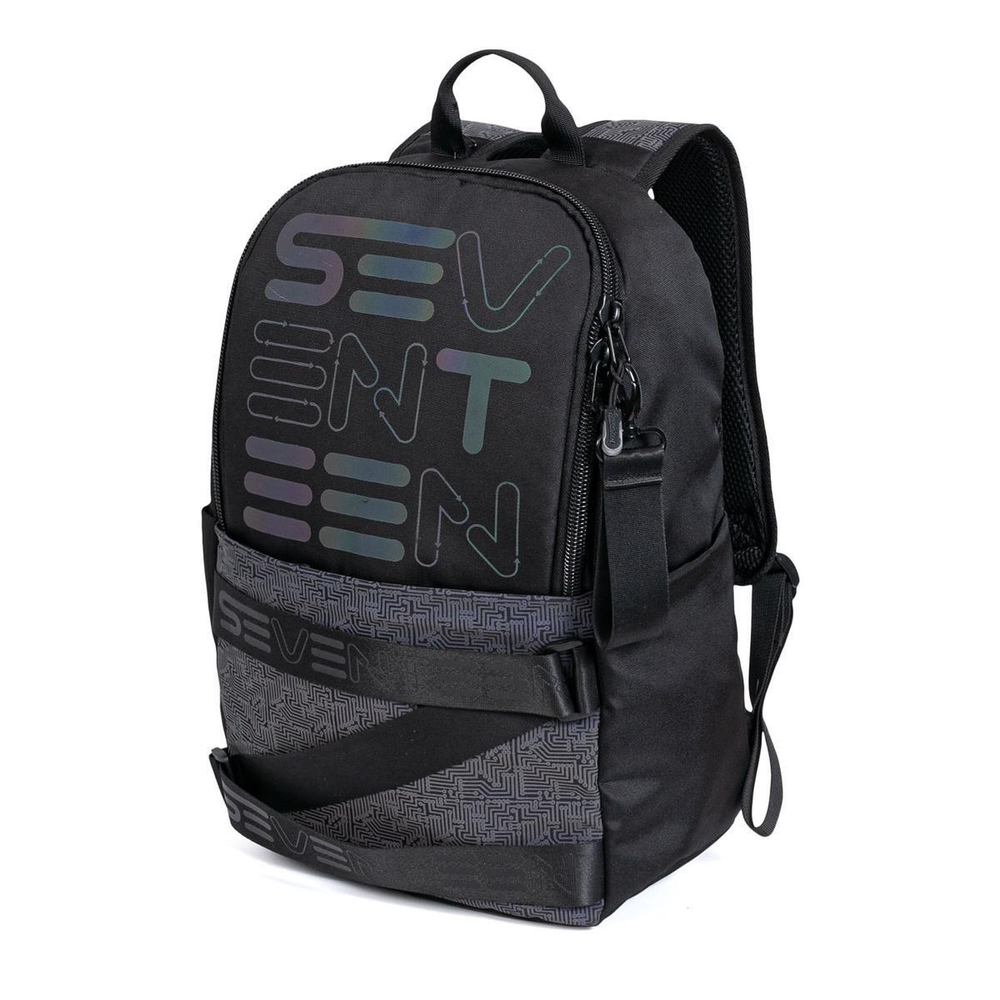 Рюкзак светоотражающий 42x29x16см "Микросхемы" (Академия Групп)