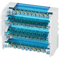 Шины на DIN-рейку ЭРА NO-224-16 в корпусе кросс-модуль ШНК 4х11 3L+PEN | Электротовары