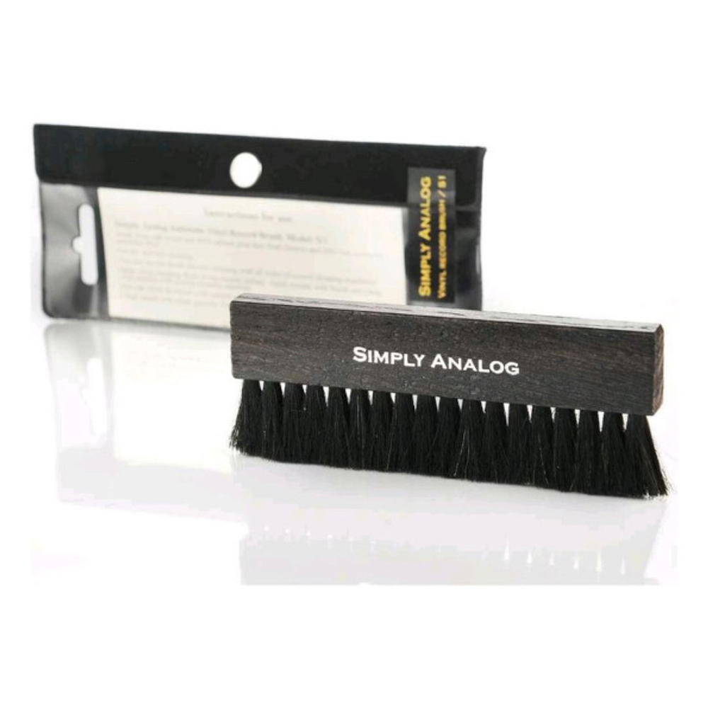 Щетка Антистатическая Для Виниловых Пластинок (Simply Analog Vinyl Record Brush)(Black)