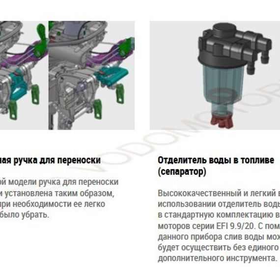 Лодочный мотор Tohatsu MFS9.9E S 9.9 л.с. четырехтактный