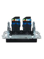 BRITE Розетка компьютерная двойная RJ45 кат.6 РК11-2-БрГ графит IEK