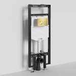 Инсталляция для унитаза WasserKraft Dinkel 58TLT.010.ME.MG02 с кнопкой матовое золото