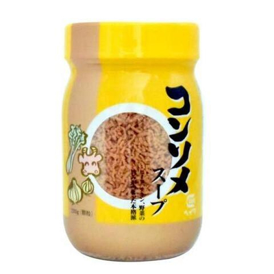 Бульон рассыпчатый консоммэ сложносоставный, говядина, курица, овощи, консоммэ, в гранулах, 200 г