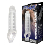 Насадка на пенис BlueLine Mighty Extender, текстурированная, 13 см