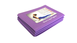 Складной коврик для йоги 4 мм (с упражнениями)