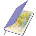 Ежедневник датированный 2023 А5 138x213 мм BRAUBERG "Imperial", под кожу, фиолетовый, 114037