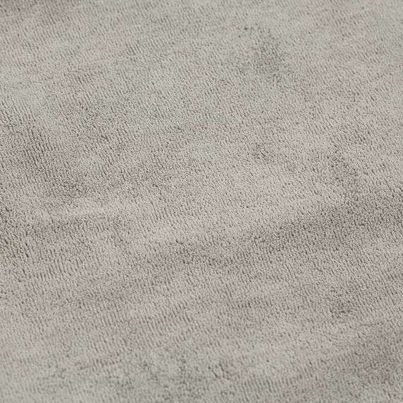 Халат махровый из чесаного хлопка серого цвета из коллекции essential, размер l