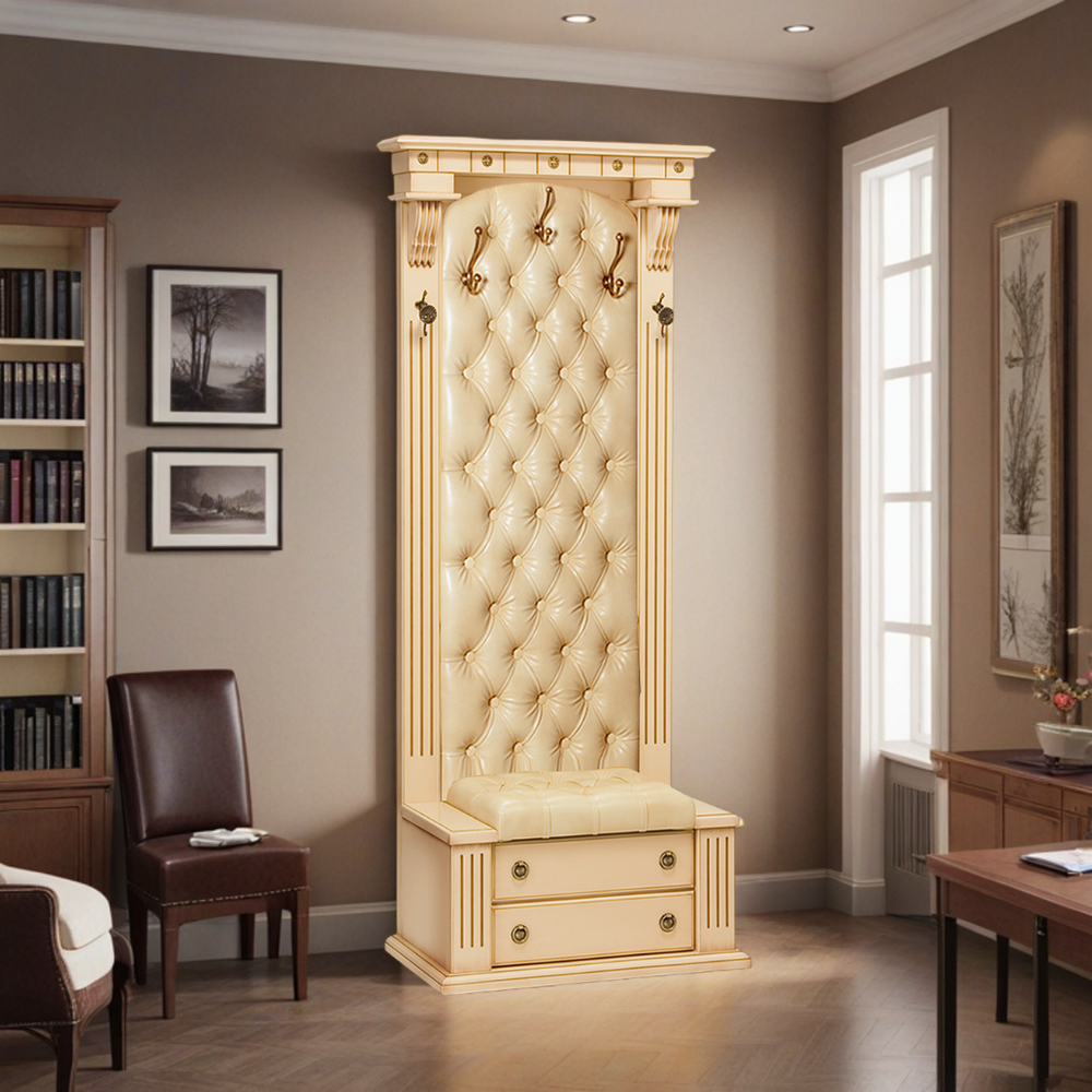 Прихожая с ящиком Тауэр 3/1 Айвори Беж