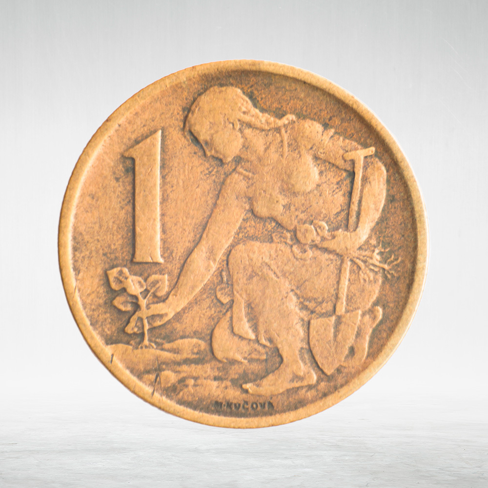 Czechoslovakia, 1 Koruna, 1963, XF