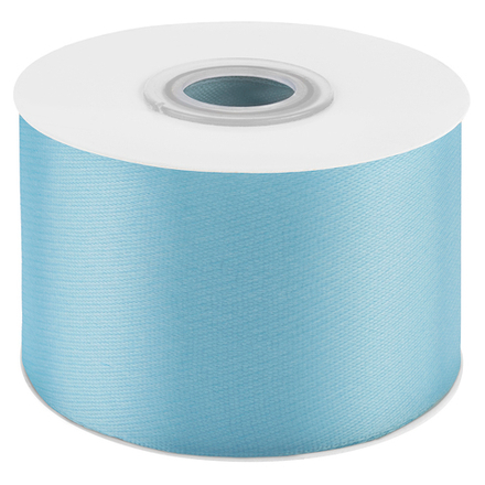 Лента Атлас голубой 5 см