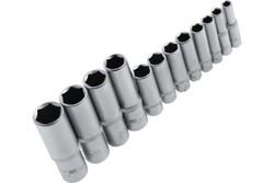 Набор инструментов 1/2",1/4", CrV пласт.кейс 94пре