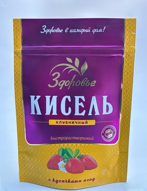 КИСЕЛЬ ЗДОРОВЬЕ КЛУБНИКА 150Г МУ/12