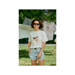 Футболка Nothomme Monterest Loose T-shirt "Gardenia White" Women's