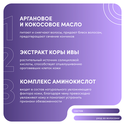 Maruderm, Шампунь SLES-Free Hair Repair Shampoo, 400 мл, шт