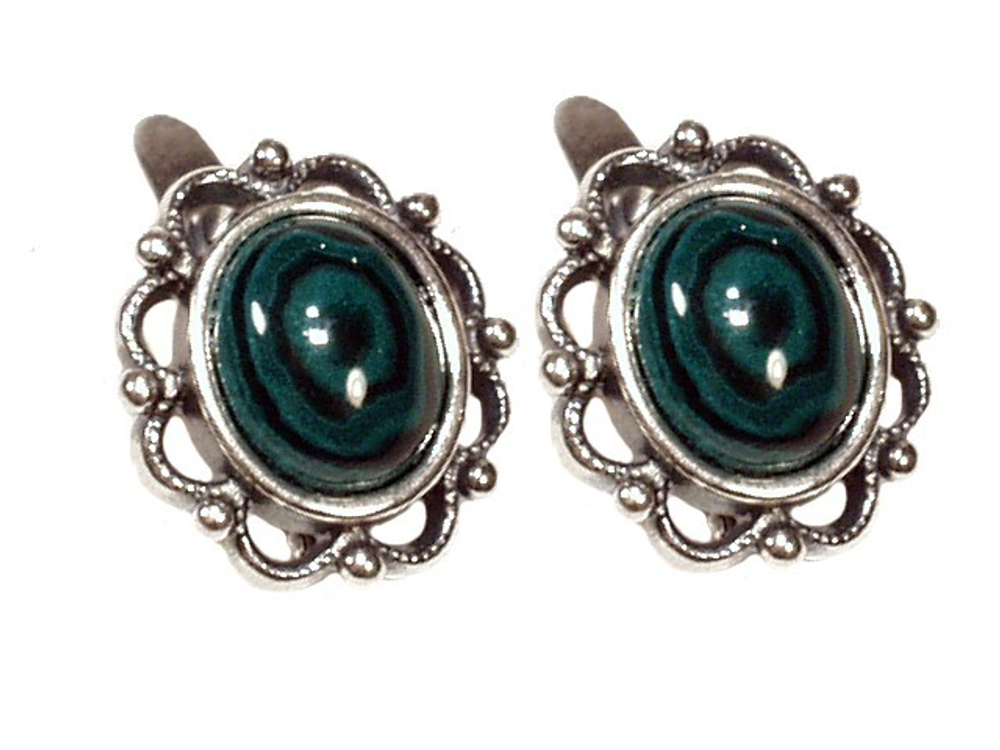 "Рязань" серьги в серебряном покрытии из коллекции "Города России" от Jenavi  с английским замком