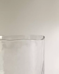 ZARA HOME СТАКАН ИЗ СТЕКЛА АСИММЕТРИЧНОЙ ФОРМЫ ДЛЯ ПРОХЛАДИТЕЛЬНЫХ НАПИТКОВ