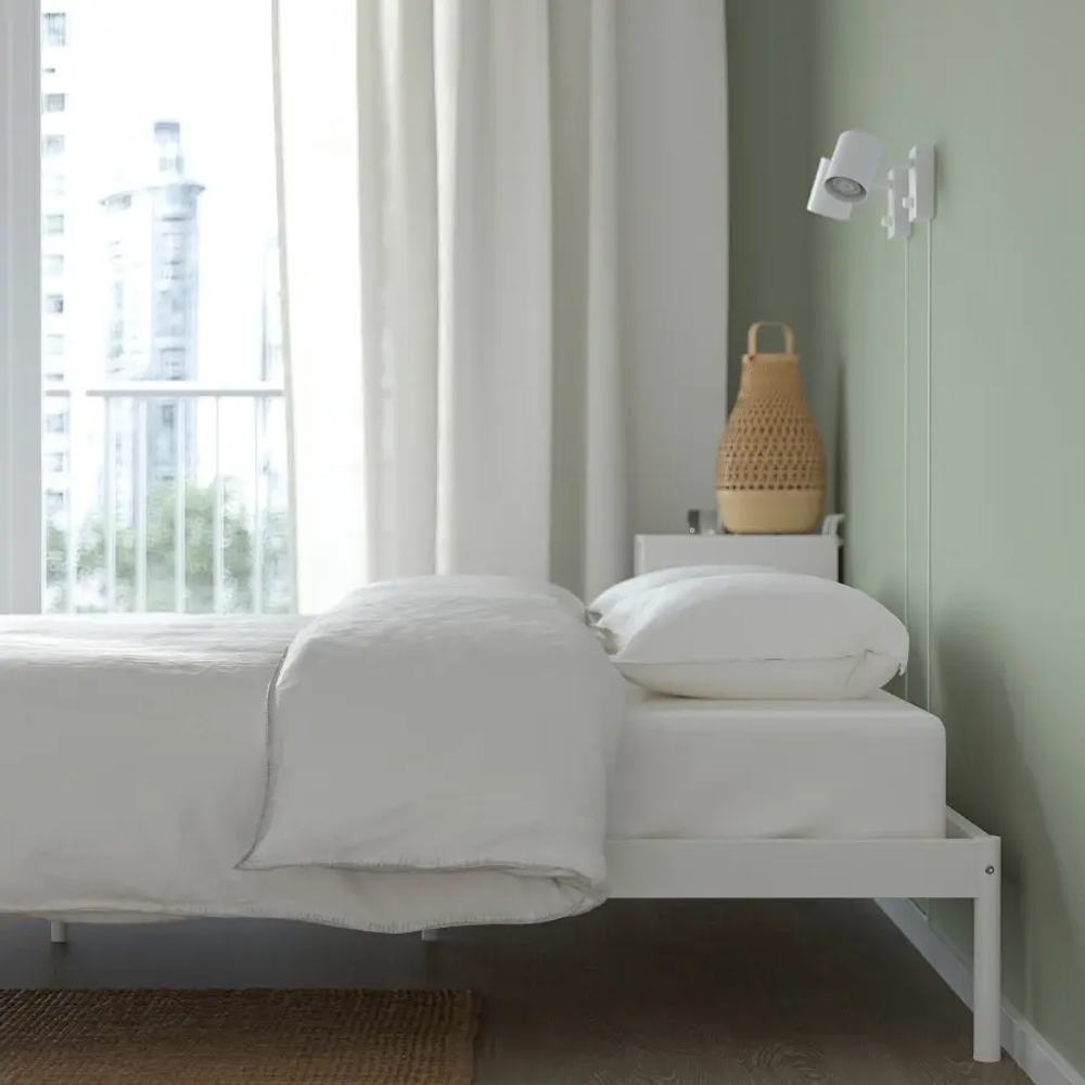 Каркас кровати - IKEA VEVELSTAD, 200х160 см, белый, ВЕВЕЛСТАД ИКЕА
