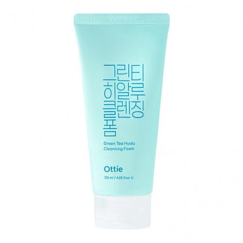 Ottie Green Tea Hyalu Cleansing Foam пенка для умывания с зеленым чаем
