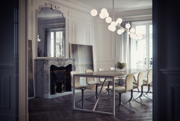 Chandelier Mimosa pendan by Atelier Areti ( white )