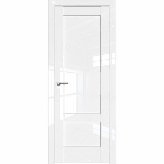 Межкомнатная дверь глянцевая Profil Doors 105L белый люкс глухая